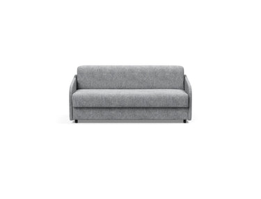Eivor 140 sovesofa med Spring madras i 565 Twist Granite, set forfra