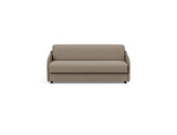 Eivor 140 sovesofa med Spring madras i 850 Mahoga Caramel, set forfra