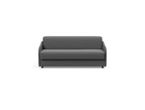 Eivor 140 sovesofa med Spring madras i 852 Mahoga Seal Grey, set forfra