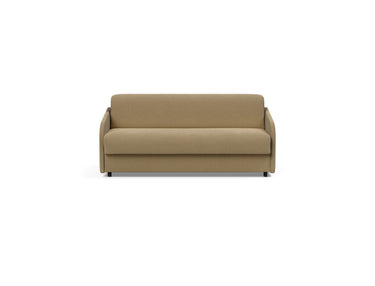 Eivor 140 sovesofa med Spring madras i 860 Yogia Olive Brown, set forfra