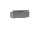 Eivor 140 sovesofa med Spring madras i 565 Twist Granite, set skråt bagfra
