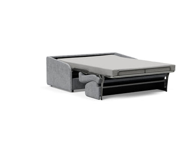 Eivor 140 sovesofa med Spring madras i 565 Twist Granite, slået ud til seng