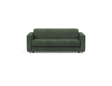 Killian 140 sovesofa (Dual Madras) i 281 Avella Pine Green, set forfra