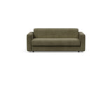Killian 140 sovesofa (Dual Madras) i 316 Cordufine Pine Green, set forfra