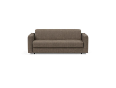 Killian 140 sovesofa (Dual Madras) i 411 Esina Cedar Brown, set forfra