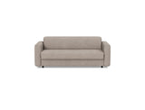 Killian 140 sovesofa (Dual Madras) i 472 Yuveno Warm Grey, set forfra