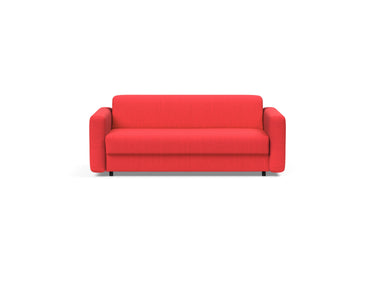 Killian 140 sovesofa (Dual Madras) i 511 Elegance Red, set forfra