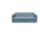 Killian 140 sovesofa (Dual Madras) i 525 Mixed Dance Light Blue, set forfra