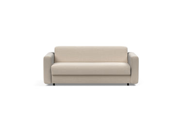 Killian 140 sovesofa (Dual Madras) i 612 Blida Sand Grey, set forfra