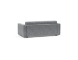Killian 140 sovesofa (Dual Madras) i 565 Twist Granite, set skråt bagfra