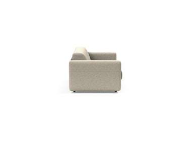 Killian 140 sovesofa (Dual Madras) i 539 Bouclé Beige, set fra siden