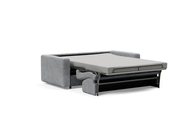 Killian 140 sovesofa (Dual Madras) i 565 Twist Granite, slået ud til seng