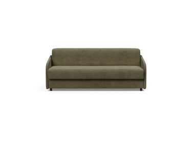 Eivor 160 sovesofa med Dual madras i 316 Cordufine Pine Green, set forfra