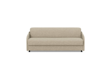 Eivor 160 sovesofa med Dual madras i 356 Taura Sand, set forfra