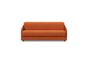 Eivor 160 sovesofa med Dual madras i 412 Esina Rust Orange, set forfra