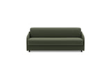Eivor 160 sovesofa med Dual madras i 413 Esina Olive Green, set forfra