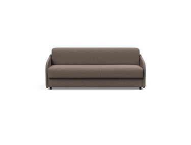 Eivor 160 sovesofa med Dual madras i 530 Bouclé Taupe, set forfra