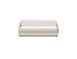 Eivor 160 sovesofa med Dual madras i 531 Bouclé Off White, set forfra