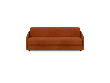 Eivor 160 sovesofa med Dual madras i 595 Corduroy Burnt Orange, set forfra