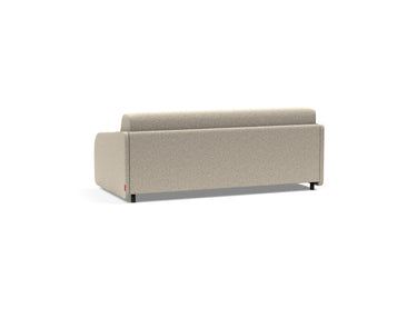 Eivor 160 sovesofa med Dual madras i 539 Bouclé Beige, set skråt bagfra