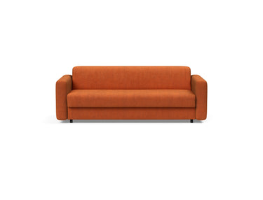 Killian 160 sovesofa med Dual madras i 412 Esina Rust Orange, set forfra