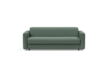 Killian 160 sovesofa med Dual madras i 518 Elegance Green, set forfra