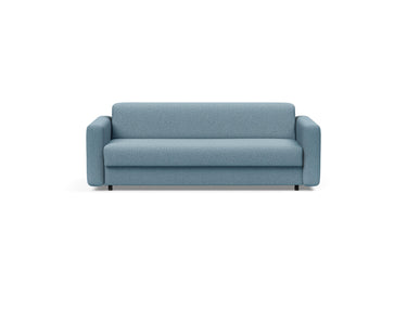 Killian 160 sovesofa med Spring madras i 525 Mixed Dance Light Blue, set forfra