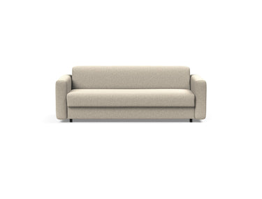 Killian 160 sovesofa med Spring madras i 539 Bouclé Beige, set forfra