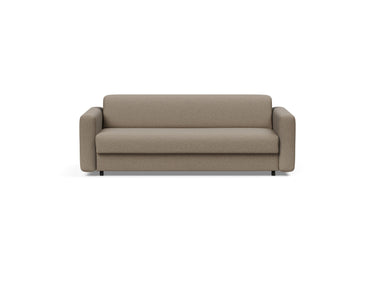 Killian 160 sovesofa med Dual madras i 850 Mahoga Caramel, set forfra