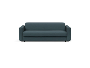 Killian 160 sovesofa med Spring madras i 851 Mahoga Dark Blue, set forfra