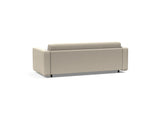 Killian 160 sovesofa med Dual madras i 539 Bouclé Beige, set skråt bagfra