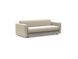 Killian 160 sovesofa med Spring madras i 539 Bouclé Beige, set skråt forfra