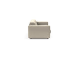 Killian 160 sovesofa med Spring madras i 539 Bouclé Beige, set fra siden