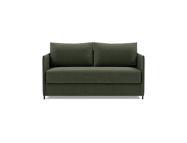 Luoma sovesofa i 413 Esina Olive Green, set forfra