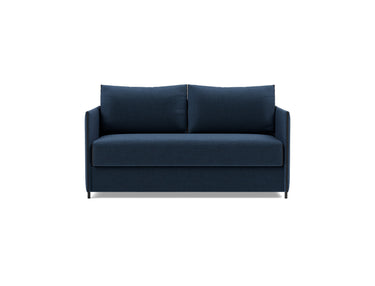 Luoma sovesofa i 414 Esina Indigo Blue, set forfra