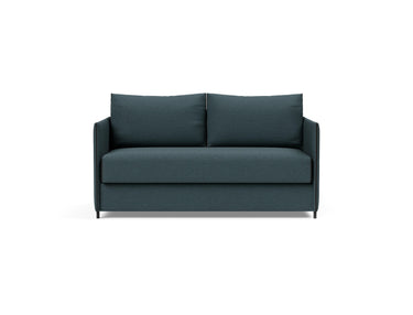 Luoma sovesofa i 851 Mahoga Dark Blue, set forfra