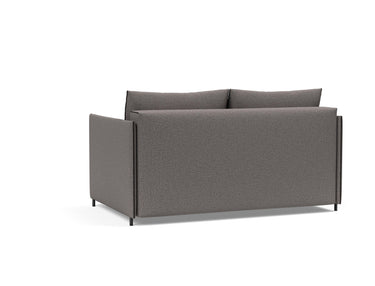Luoma sovesofa i 521 Mixed Dance Grey, set skråt bagfra