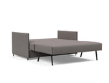 Luoma sovesofa i 521 Mixed Dance Grey, slået ud til seng
