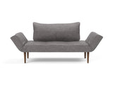 Zeal Styletto daybed i 282 Avella Warm Grey, set forfra