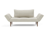 Zeal Styletto daybed i 527 Mixed Dance Natural, set forfra