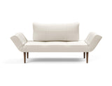 Zeal Styletto daybed i 531 Bouclé Off White, set forfra