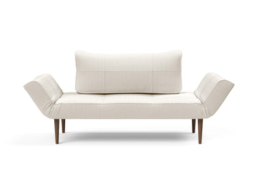 Zeal Styletto daybed i 531 Bouclé Off White, set forfra