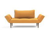 Zeal Styletto daybed i 536 Bouclé Ochre, set forfra