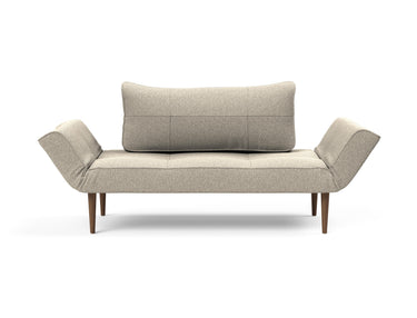 Zeal Styletto daybed i 539 Bouclé Beige, set forfra