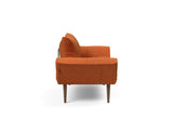 Zeal Styletto daybed i 412 Esina Rust Orange, set fra siden