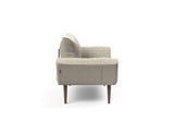 Zeal Styletto daybed i 539 Bouclé Beige, set fra siden