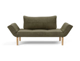 Zeal Bow daybed i 316 Cordufine Pine Green, set forfra