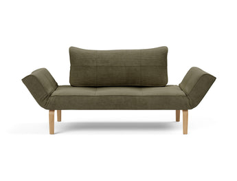 Zeal Bow daybed i 316 Cordufine Pine Green, set forfra