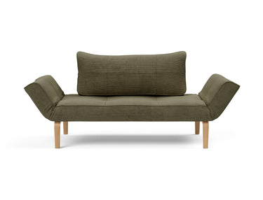 Zeal Bow daybed i 316 Cordufine Pine Green, set forfra
