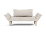 Zeal Bow daybed i 470 Yuveno Natural, set forfra